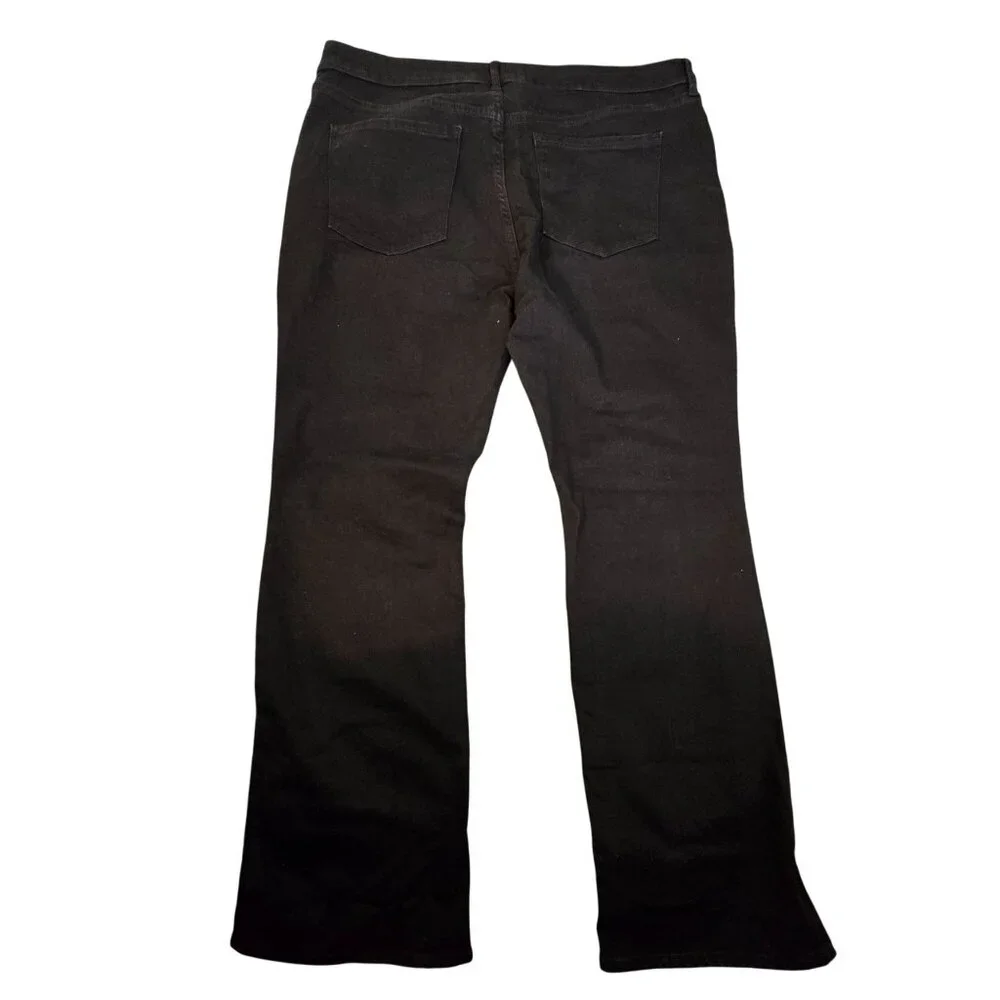 Old Navy Womens Black Flare Jeans NWT Mid-Rise Stretch Size 18 JJ3856 - Picture 8 of 11